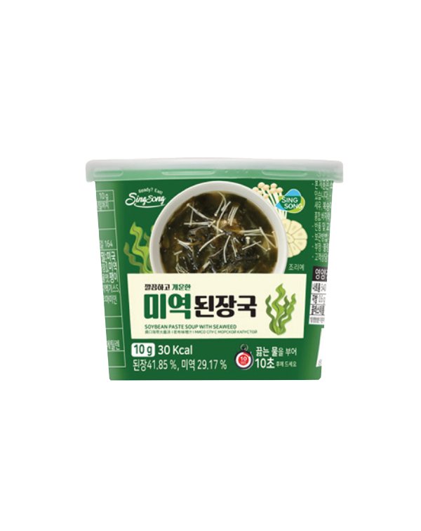 Soybean Paste Soup with Seaweed