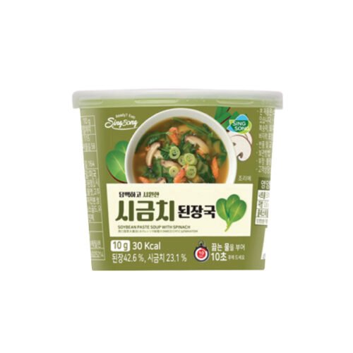 Soybean Paste Soup with Spinach