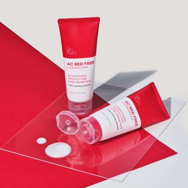 B.O.M AC RED Free Cleansing Foam