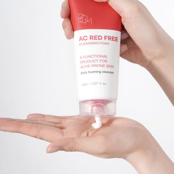B.O.M AC RED Free Cleansing Foam